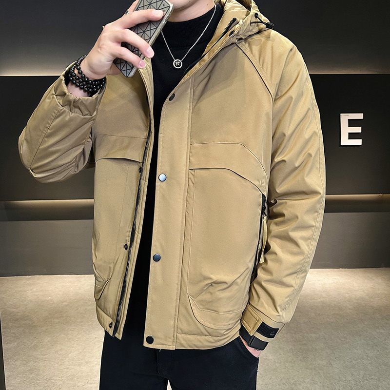 店主风2025秋冬大男士二棉加棉加厚夹克休闲棉服M1121-P120,男装夹克,电商D240-242