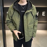 店主风2025年秋季新款潮牌工装冲锋衣帅气外套男夹克JK9189-P95，男装夹克，电商D240-242