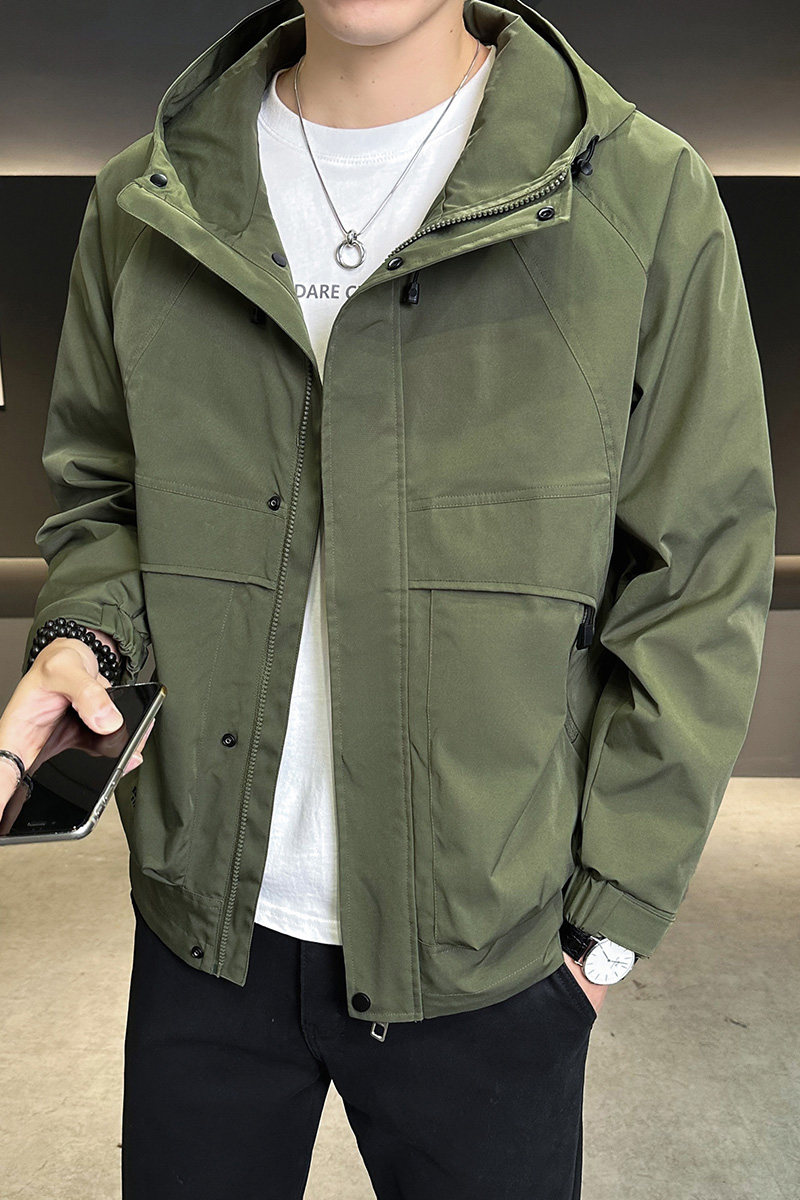 店主风2025年春季新款潮牌工装帅气外套男夹克JK9202-P90控129,男装夹克,电商D240-242