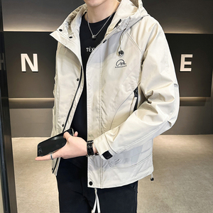 店主风  2025年春季新款潮牌工装冲锋衣帅气外套男夹克JK9190-P90图片