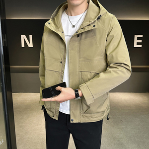 店主风 2025年春季新款潮牌工装帅气外套男夹克JK9202-P90 控129图片