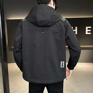 聚酯纤维 2023新款冲锋衣机能工装高级感衣服夹克JK9171-P125图片
