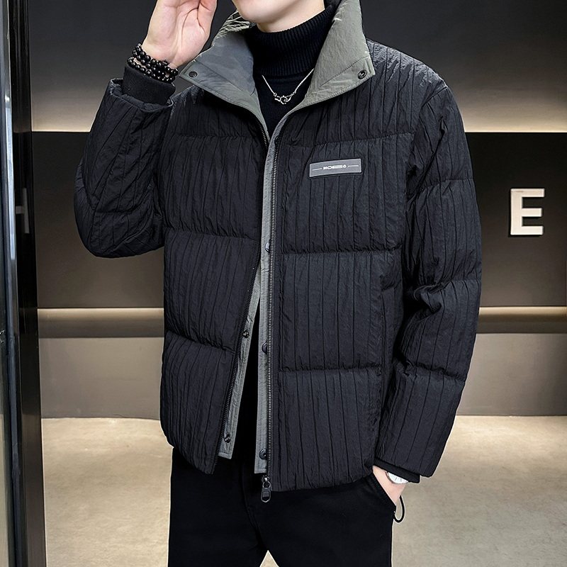 店主风90白鸭绒2025年设计感外套加厚羽绒服男L6622-P330,男装羽绒服,电商D240-242