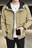 店主风2025年春季新款潮牌工装连帽外套男夹克JK9205-P90控129，男装夹克，电商D240-242