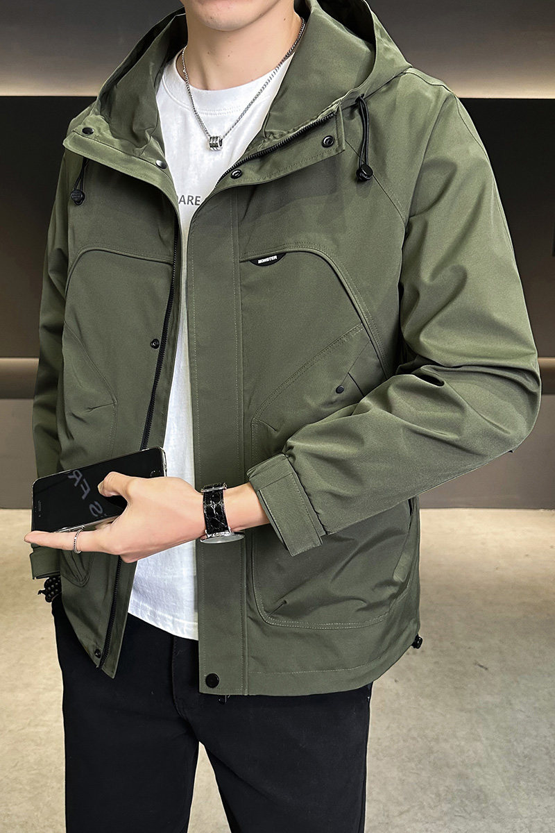 店主风2025年春季新款潮牌工装帅气外套男夹克JK9203-P90控129,男装夹克,电商D240-242