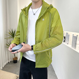 防晒衣男夏季冰丝薄款透气外套防紫外线户外连帽防晒服FS8011-P75，男装防晒衣，电商D240-242