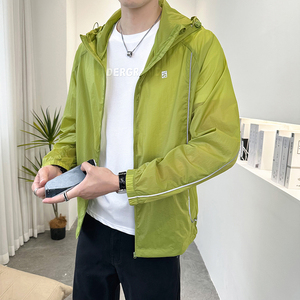防晒衣男夏季冰丝薄款透气外套防紫外线户外连帽防晒服FS8011-P75图片