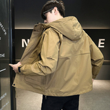 店主风2025年春季新款潮牌工装冲锋衣帅气外套男夹克JK9190-P90，男装夹克，电商D240-242