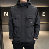 聚酯纤维2023新款潮牌机能工装高级感衣服夹克JK9163-P120，男装夹克，电商D240-242