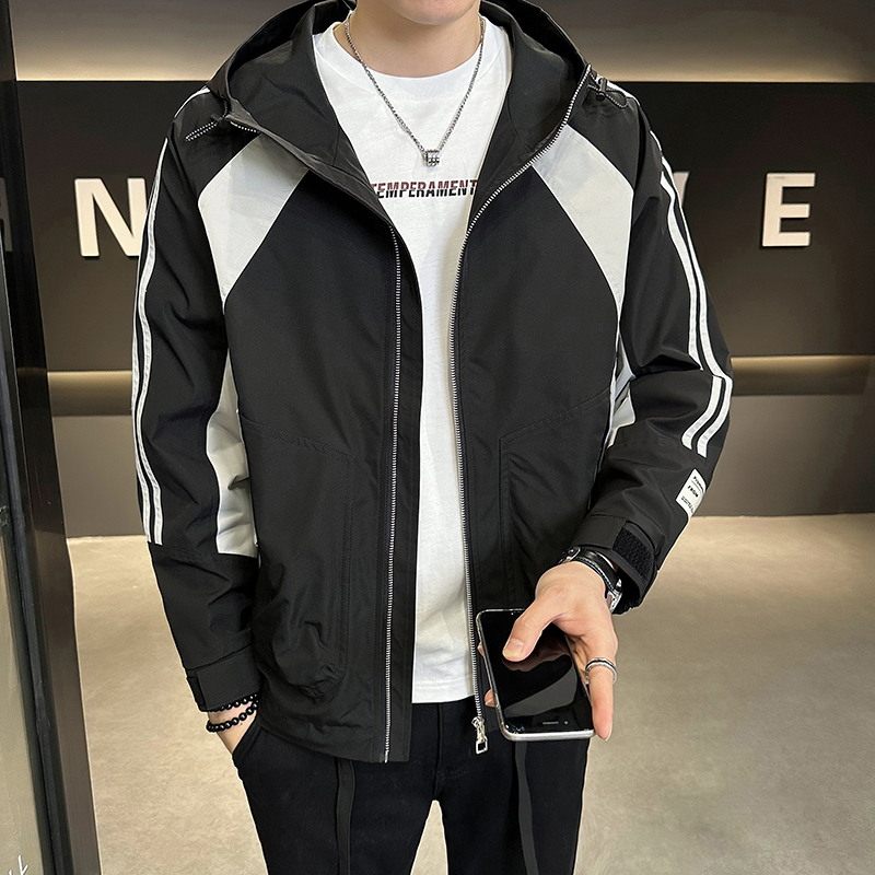 聚酯纤维2023秋装新款潮牌工装外套男夹克JK9172-P110,男装夹克,电商D240-242