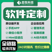 软件开发定制ERP企业管理系统APP小程序IOS安卓H5AI软件二次开发