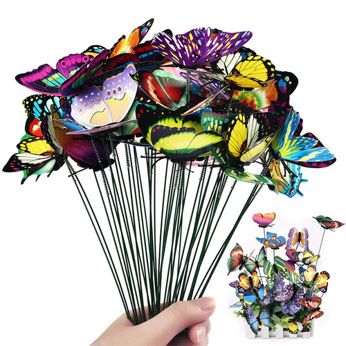 庭院装饰仿真蝴蝶创意花盆插花
