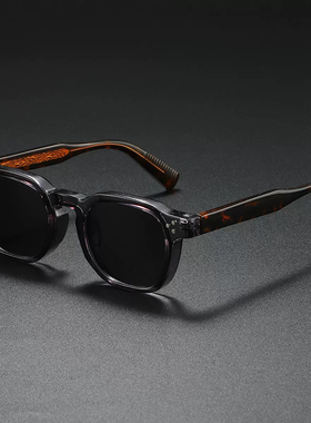 新款墨镜复古防晒眼镜丙酸插针太阳镜高级感女潮流时尚太阳眼镜男