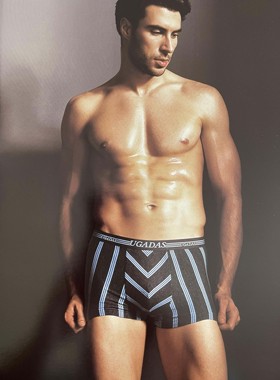 优嘉达斯7017男士超细莫代尔平角内裤简约性感U凸 两条包邮