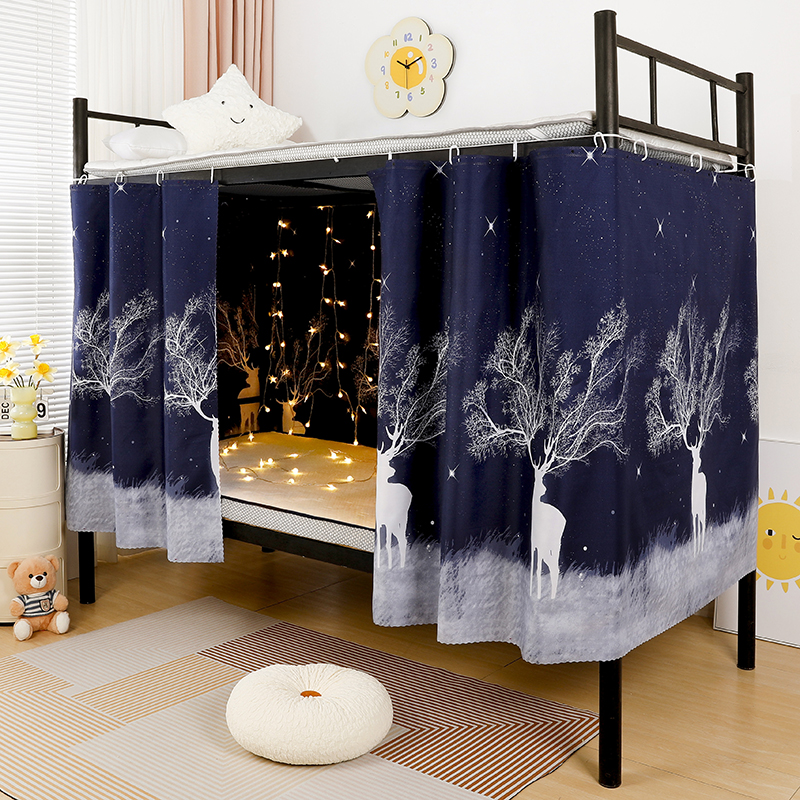 学生宿舍床帘遮光布帘单人床桌帘