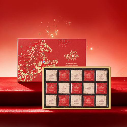 歌帝梵（Godiva）巧运非梵片装巧克力礼盒15片装休闲零食送女友