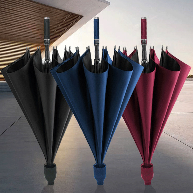 自带防水套双人自动加大号带套车载长柄伞男女暴雨专用高尔夫雨伞,居家日用,伞,淘宝优惠券,粉丝福利购,淘宝优惠卷