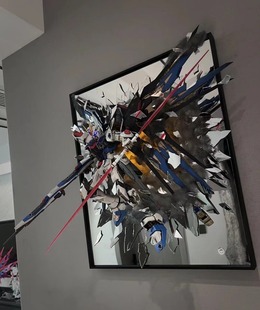 亚克力镜面板破镜高达diy银镜面板软镜破镜高达材料定制