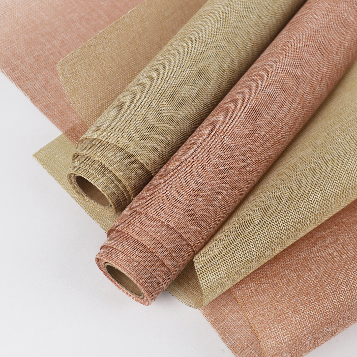 亚麻布复古彩麻卷布花束花艺鲜花包装纸材料手工diy花店花艺材料