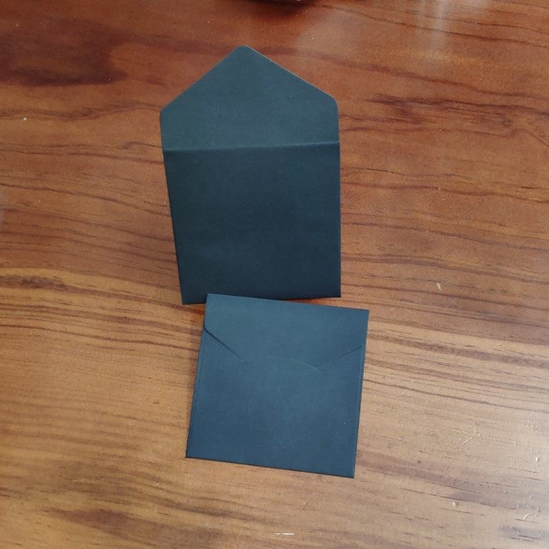 定制特种纸黑色长插卡口脸形纸袋可回收环保纸包装螺丝配件小袋子