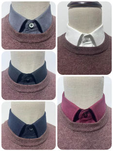 加厚纯棉磨毛假领子男女通用百搭毛衣衬衫衣领换领节约领方领