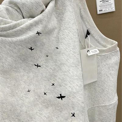 重磅纯棉美式潮牌圆领卫衣男秋季