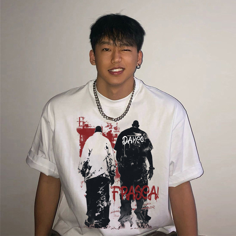 日本WUJEHIP潮牌高街t恤短袖2025新款男夏季街头痞帅纯棉宽松大码