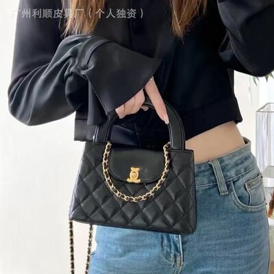 日本ぜいた新款小香风23k凯莉包k