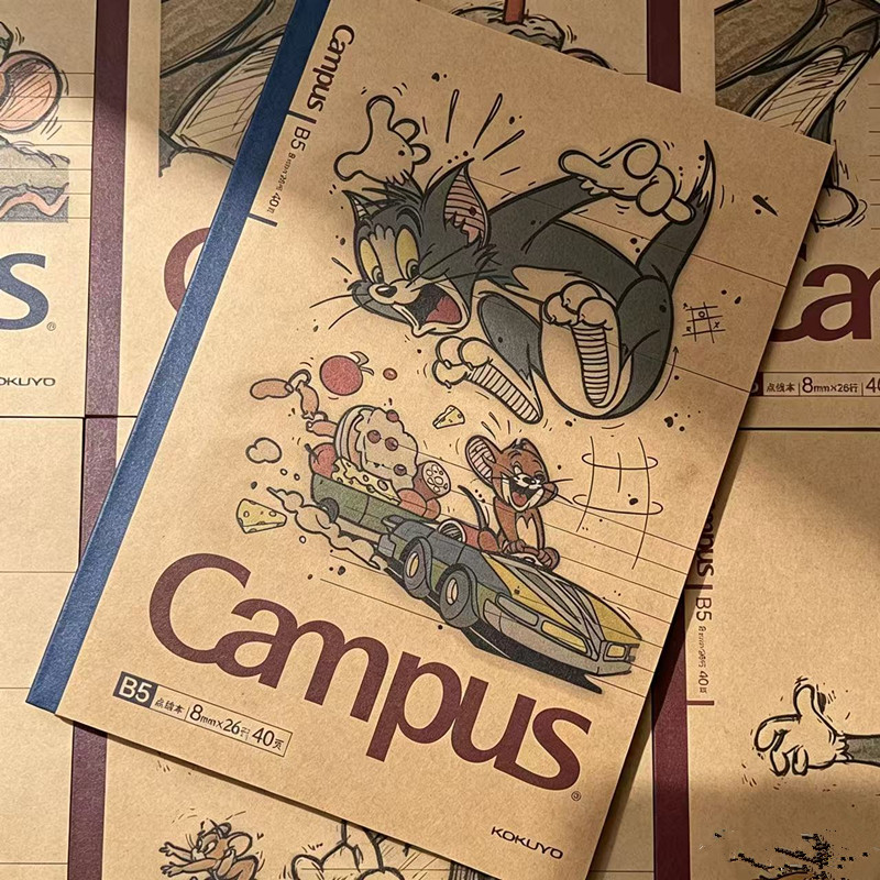KOKUYO国誉笔记本Campus限定猫和老鼠圣诞二次元B5痛本动漫记事本图片