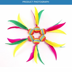 板羽球大头球大头三毛球海绵球成人儿童娱乐运动耐打高弹包邮10个