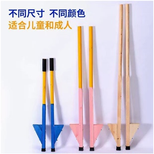 木质高跷踩高跷高脚马传统木高跷成人高跷民间传统运动高跷包邮