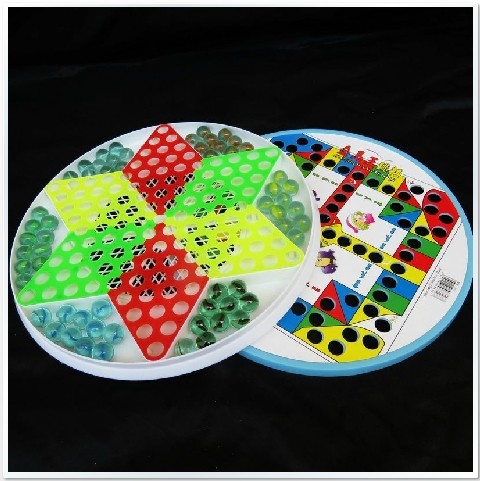 跳棋儿童益智弹珠跳跳棋
