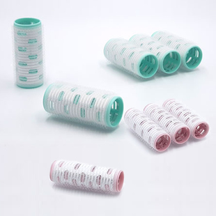 韩国进口七星塑料卷发器梨花头空气刘海儿导热发卷中小号美发工具