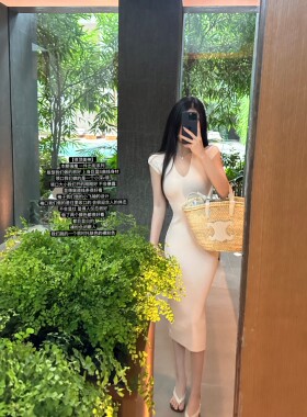 JAMAIS VU【很顶美神】S曲线 好体态！微压感显身材连衣裙飞飞袖