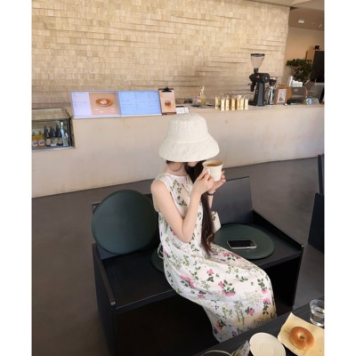 JAMAIS VU【浪漫仙人】清冷美的夏天 碎花如香 舒适全棉连衣裙女