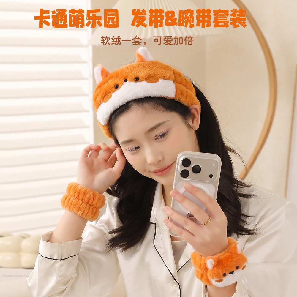 新款卡通束发带女头饰洗脸发箍防指环