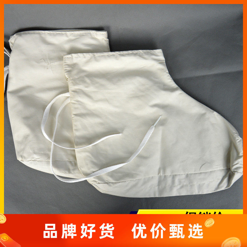 纯棉双层袜子保暖雨裤脚套
