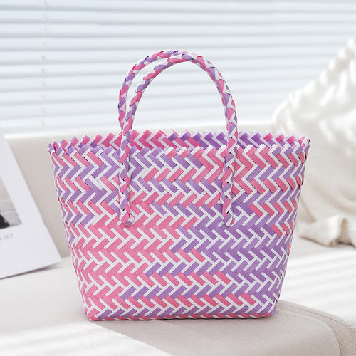 伴手礼手提篮百搭手工编织菜篮子