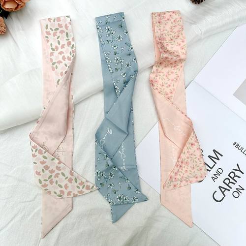 邦包小丝巾缠绕系包手柄领巾绑发