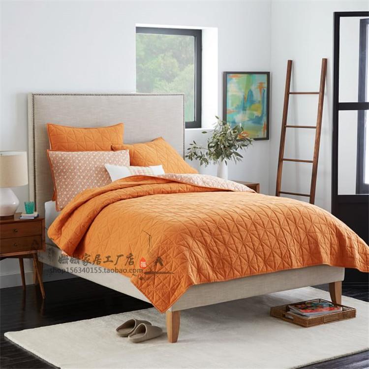 工厂直销美式乡村后现代简约小户型卧室时尚铆钉布艺软体双人婚床