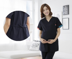 孕妇 护士服刷手服洗手衣ICU急救急症医院工作服洗手衣前台工作服