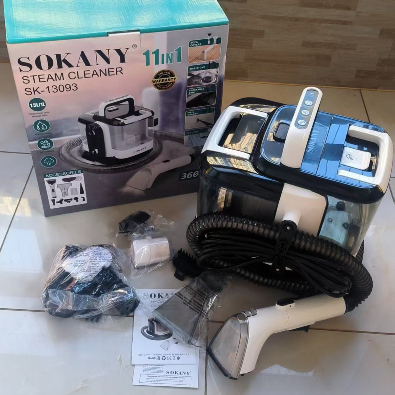 带蒸汽布艺清洗机吸尘沙发地毯床垫清洁机吸尘器Fabric cleaner