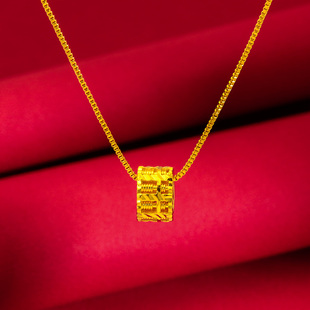 饰品首饰女士算盘吊坠新款女珠算盘项链吊坠生日礼物