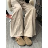 网图现货美式宽松直筒休闲弯刀长裤女K2505/P45，女装休闲裤，星座205-3