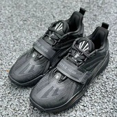 安踏儿童鞋 312431199 白幽灵篮球鞋 24年秋季 欧文一代黑武士运动鞋