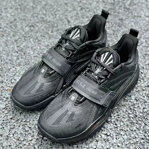 安踏儿童鞋24年秋季欧文一代黑武士运动鞋白幽灵篮球鞋 312431199