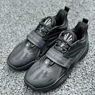 安踏儿童鞋24年秋季欧文一代黑武士运动鞋白幽灵篮球鞋 312431199