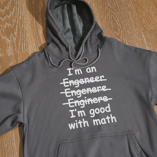 good with math连帽卫衣秋冬加绒宽松慵懒风百搭男女同款情侣装
