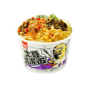 【所有女生直播间】阿宽土豆泥泥面拌面泡面速食早餐宵夜6桶