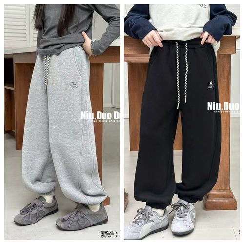 牛哆哆儿童运动裤宽松束脚卫裤